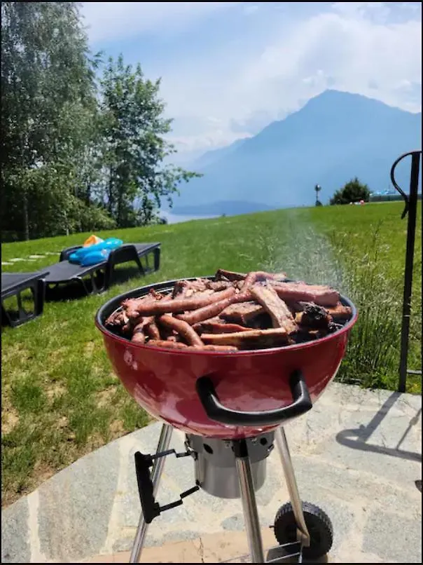 Casa A Punta Casetta Nel Bosco, Meravigliosa Vista Lago Stazzona Italy